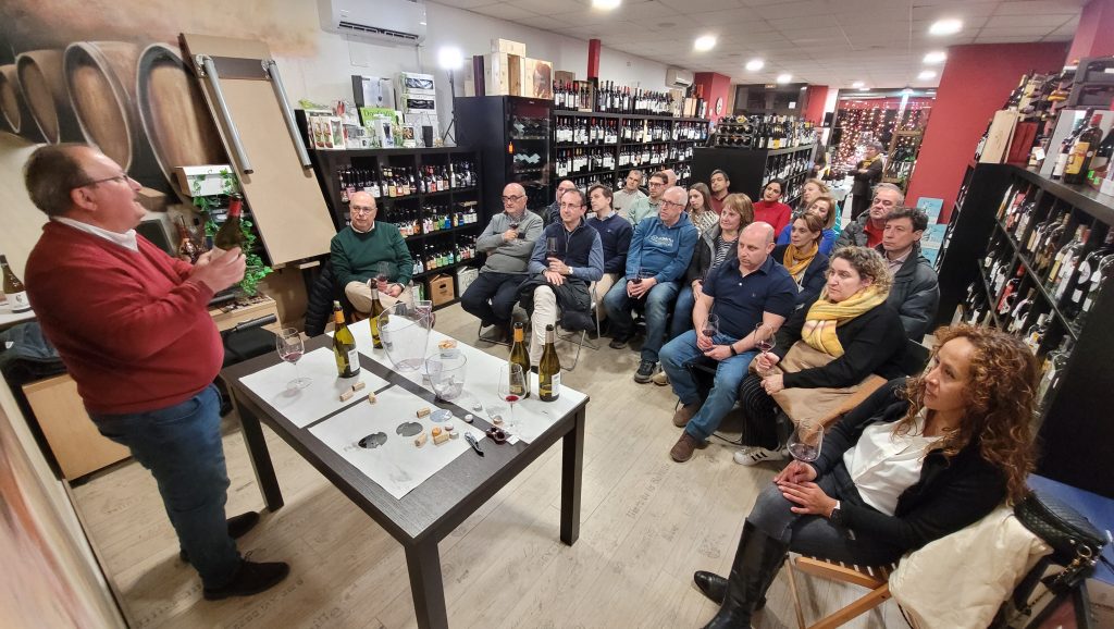 Catando los vinos de Alan de Val. D.O. Valdeorras